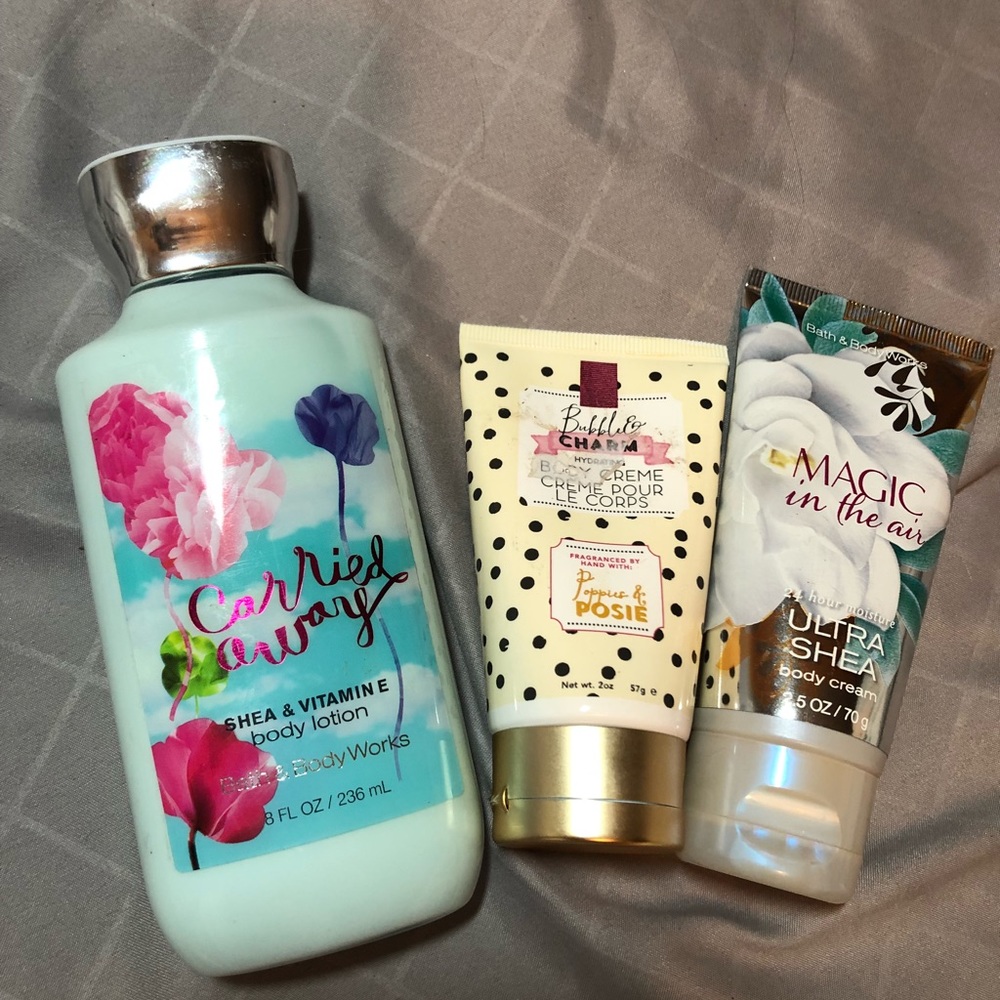 Bath and Body Works lotions